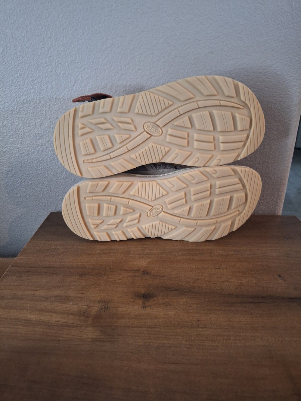 Chaco Womens Woven Slip-On Clog in Beige and Khaki - Picture 5 of 5